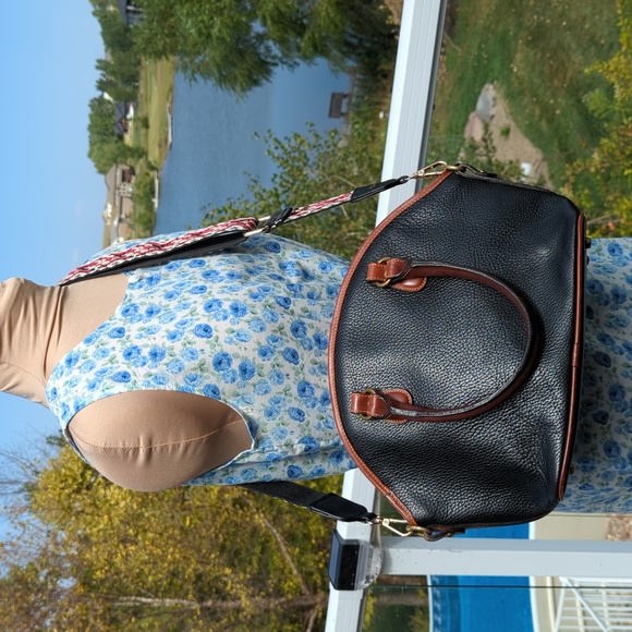 Vintage Coach Sheridan Roswell Satchel 4228 black/tan - Picture 1 of 15